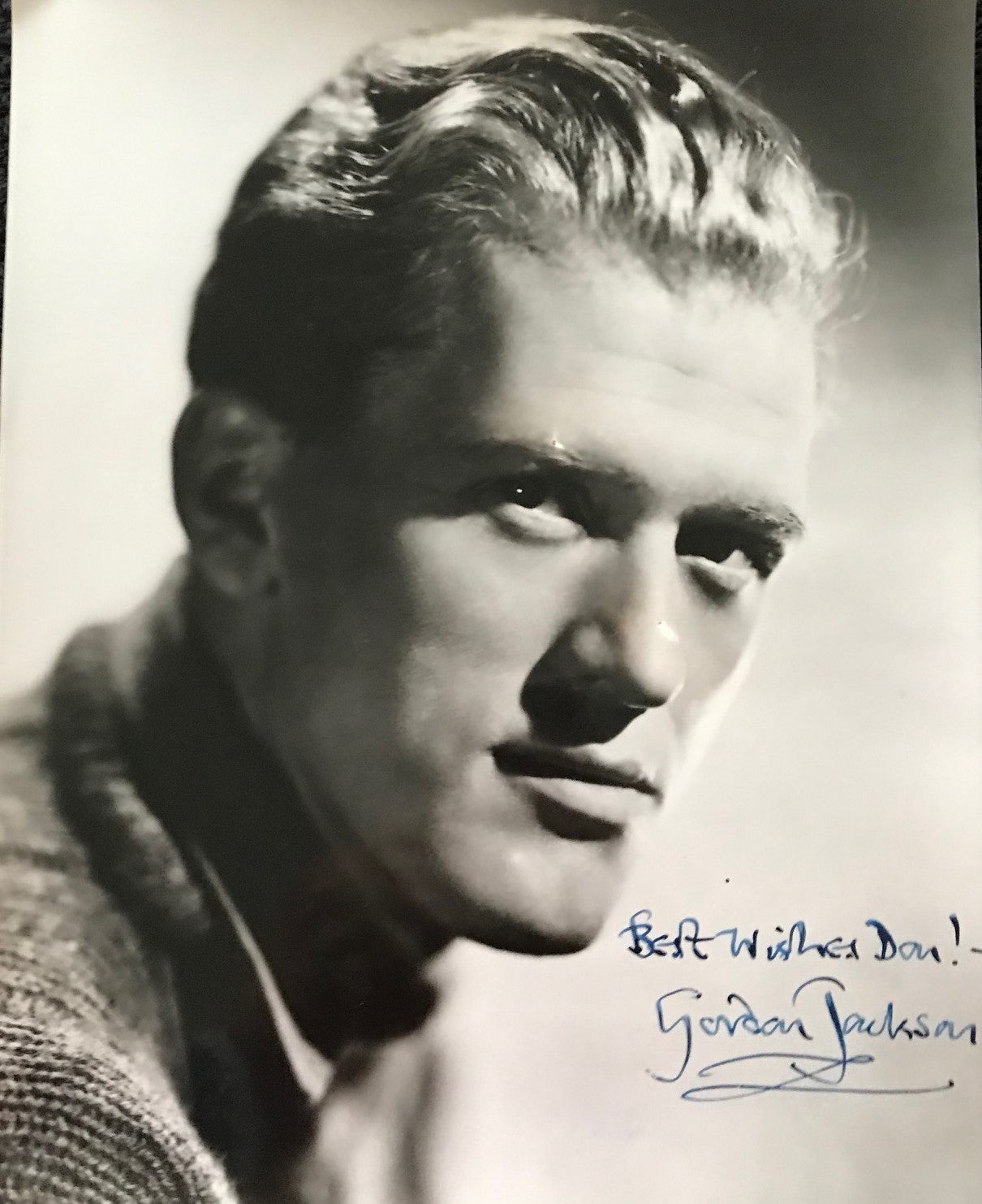 GORDON JACKSON - AUTOGRAPHED 10 x 8 PUBLICITY PHOTOGRAPH from Whisky Galore (1949)