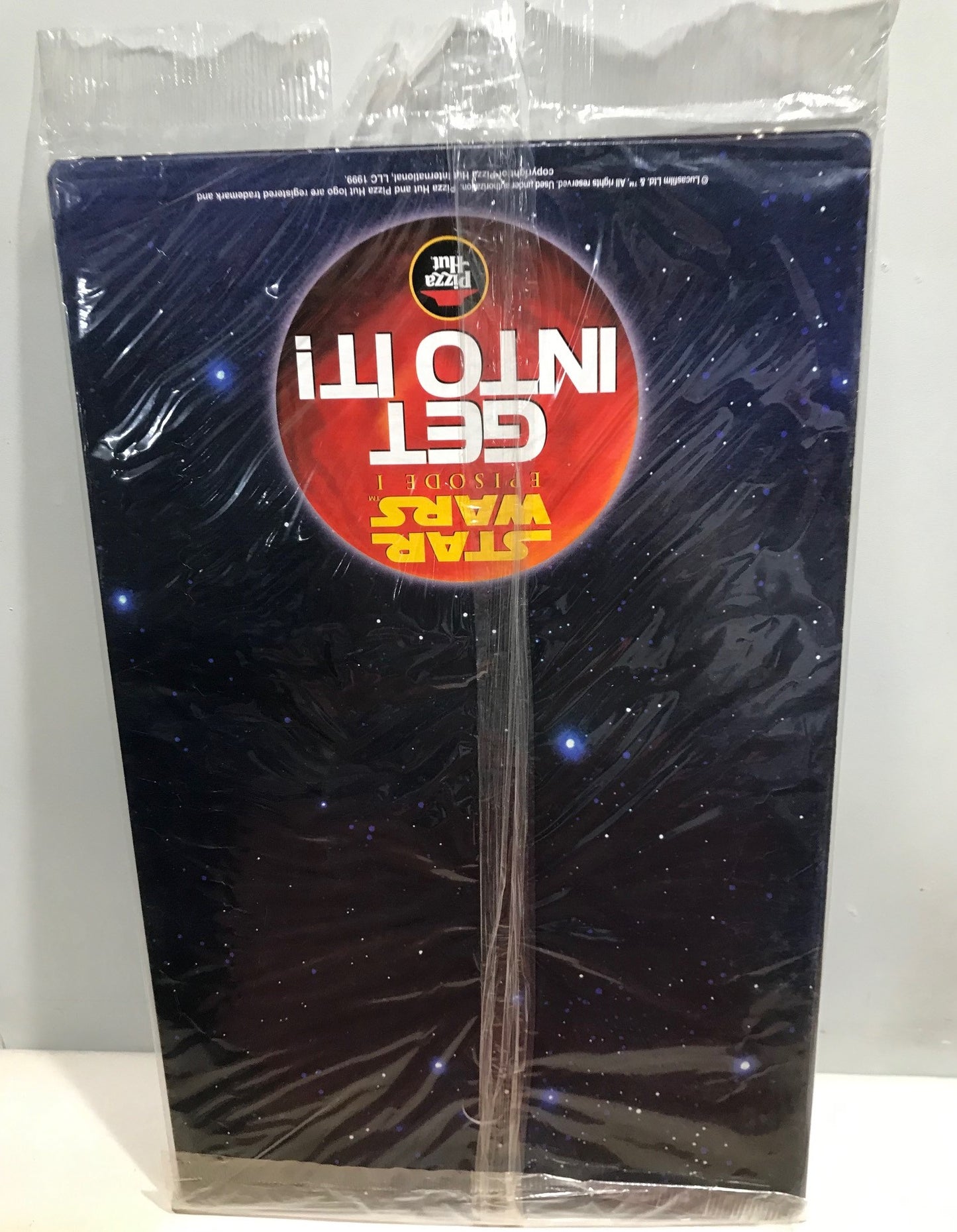 STAR WARS - EPISODE 1 - JIGSAW PUZZLE - GET INTO IT! - PIZZA HUT - dark blue background