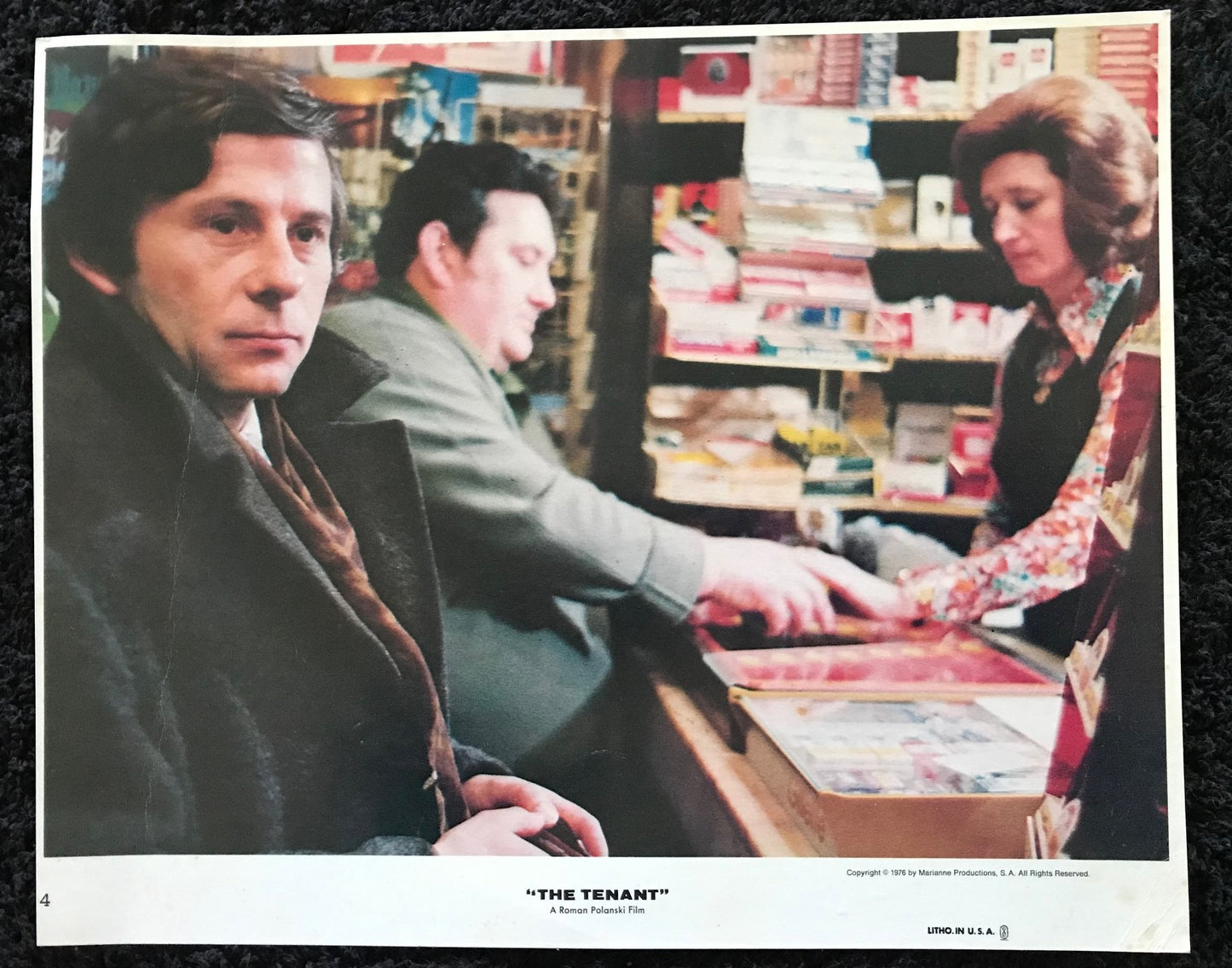 ORIGINAL LOBBY CARD - MINI - THE TENANT - 1976 - #4 card - Roman Polanski, Isabelle Adjani, Melvyn Douglas, Bernard Fresson