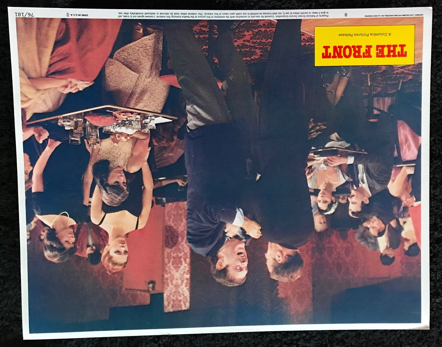 ORIGINAL LOBBY CARDS - THE FRONT - 1976 - set of 8 cards - Woody Allen, Zero Mostel, Herschel Bernardi, Michael Murphy