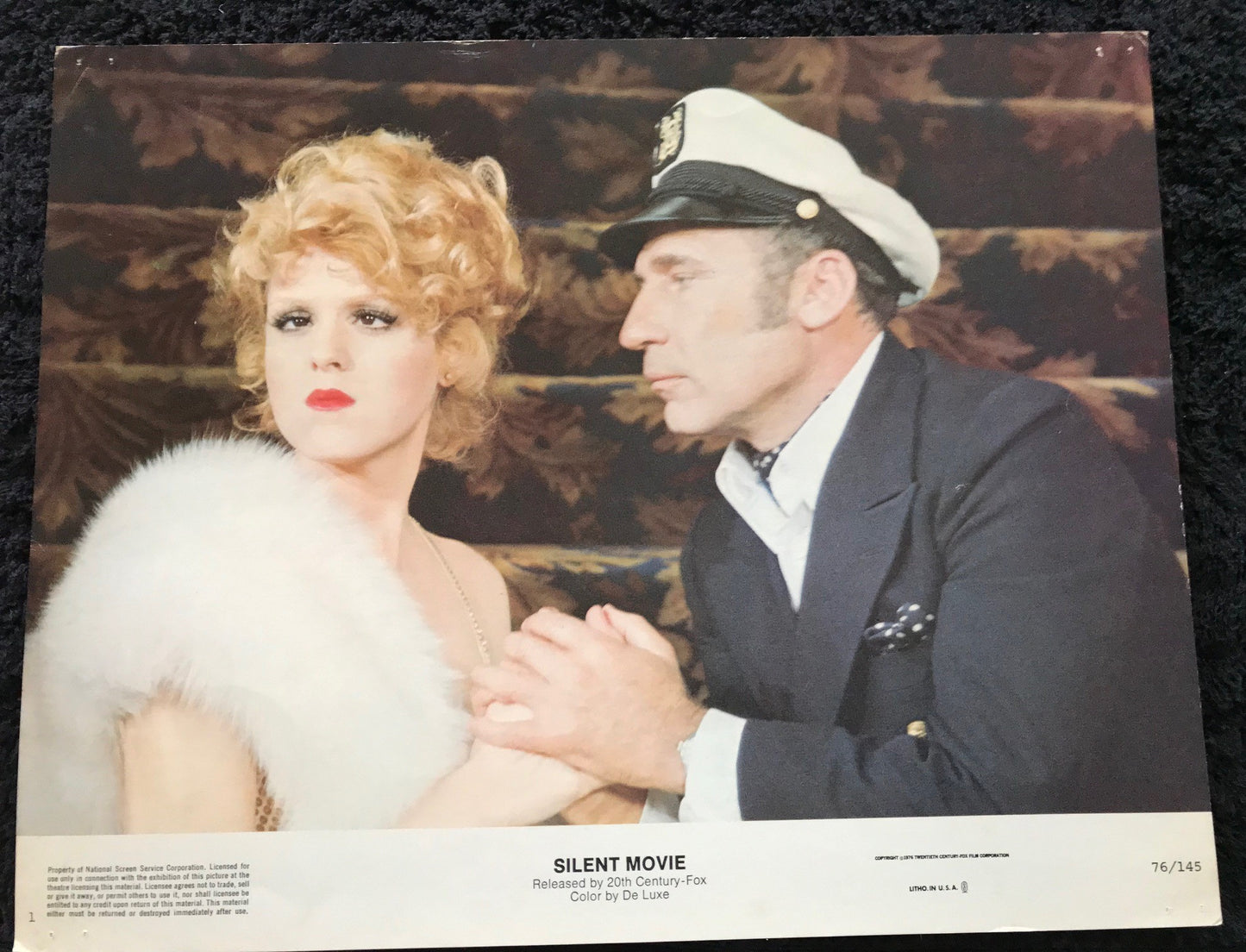 ORIGINAL LOBBY CARD - SILENT MOVIE - 1976 - #1 card - Mel Brooks, Marty Feldman, Dom DeLuise, Sid Caesar