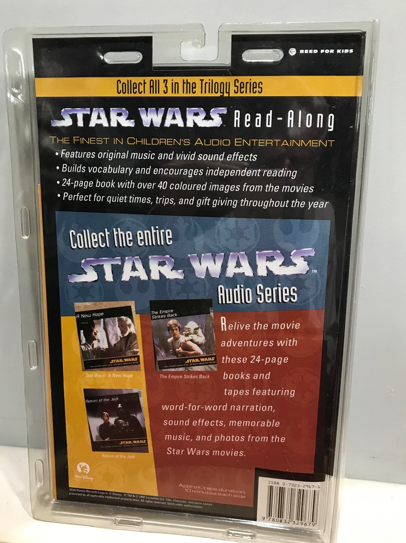 STAR WARS - A NEW HOPE - Read Along Book & Cassette Tape - Disney