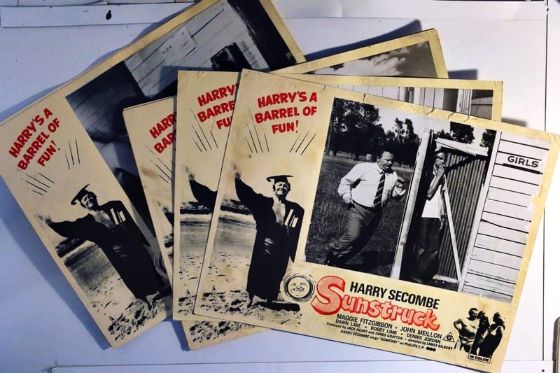 ORIGINAL LOBBY CARD - SUNSTRUCK - 1972 - set of 8 - Australian