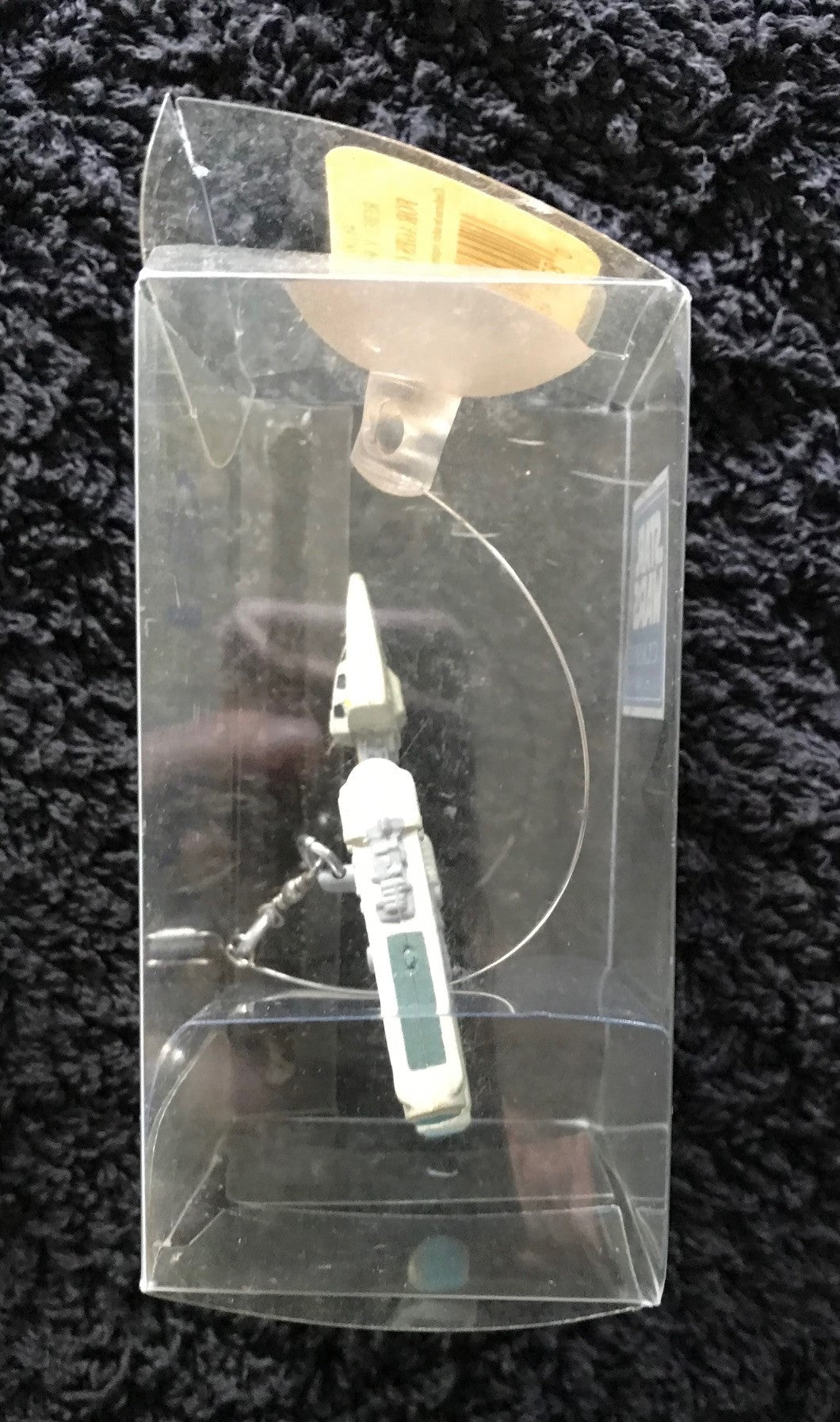 STAR WARS CLASSIC - APPLAUSE Inc - Y-WING FIGHTER - DANGLERS with suction cap