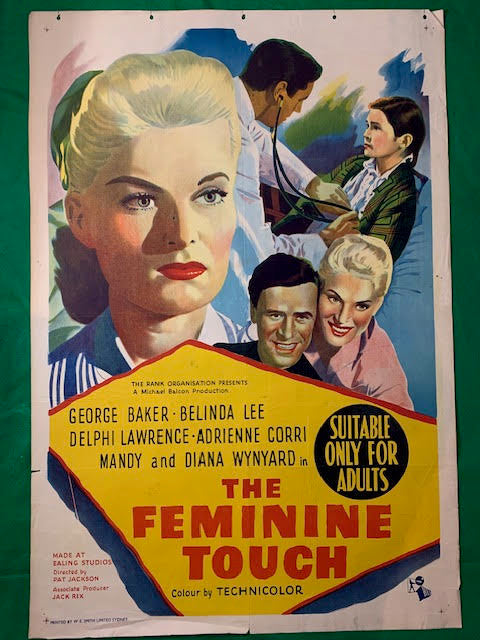 MOVIE POSTER AUSTRALIAN ONE SHEET - "THE FEMININE TOUCH" - 1956