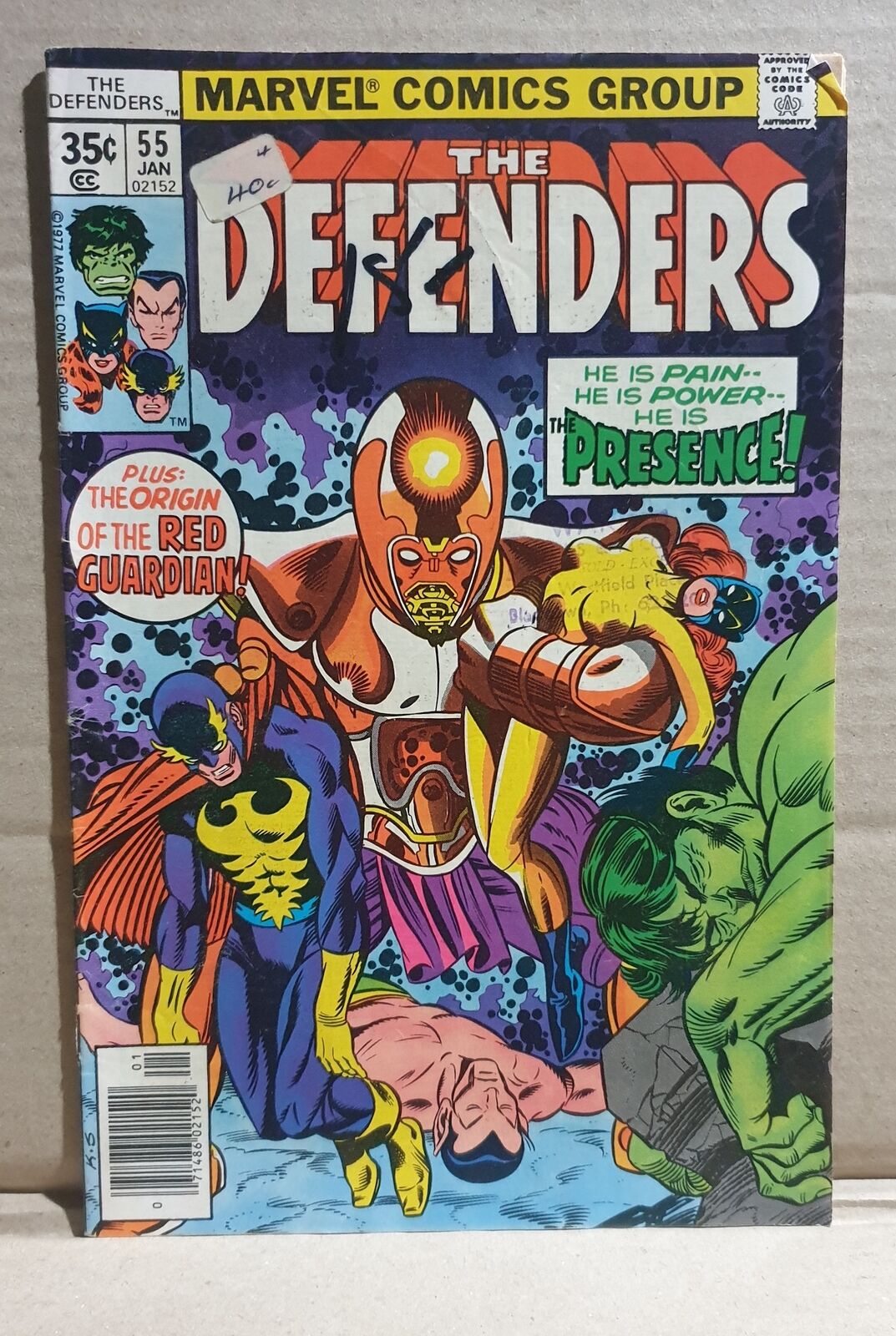 COMIC BOOK - MARVEL DEFENDERS #55