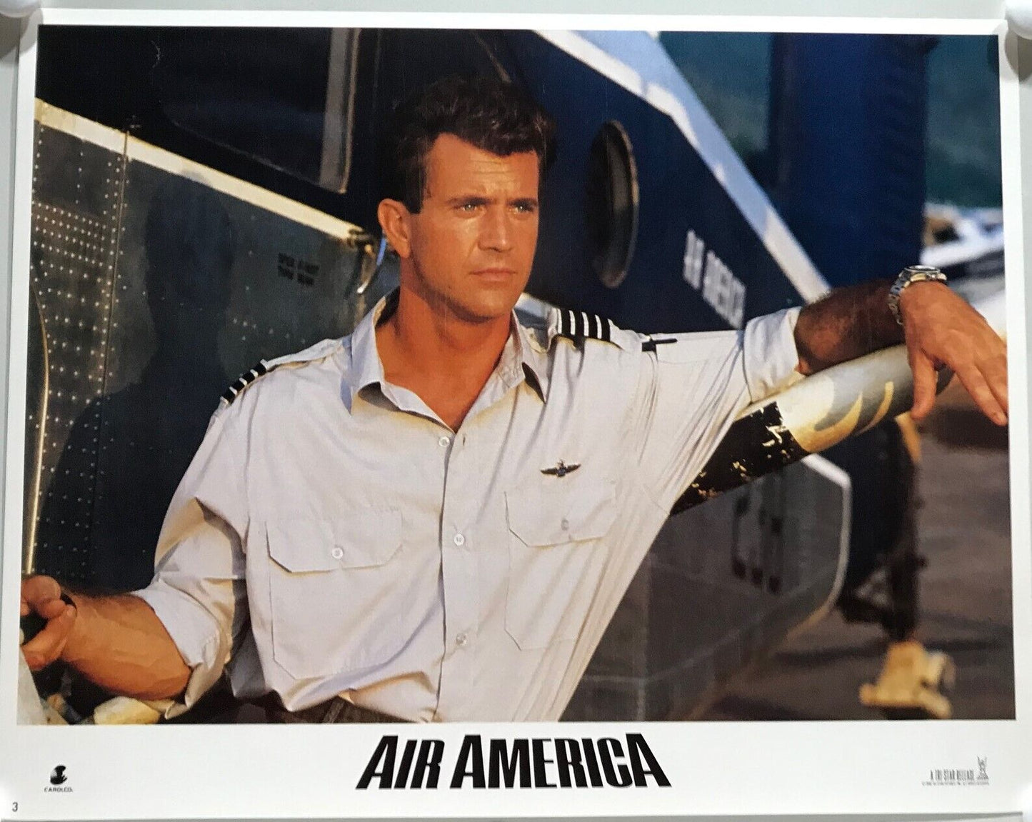 ORIGINAL LOBBY CARDS - AIR AMERICA - 1990 - set of 8