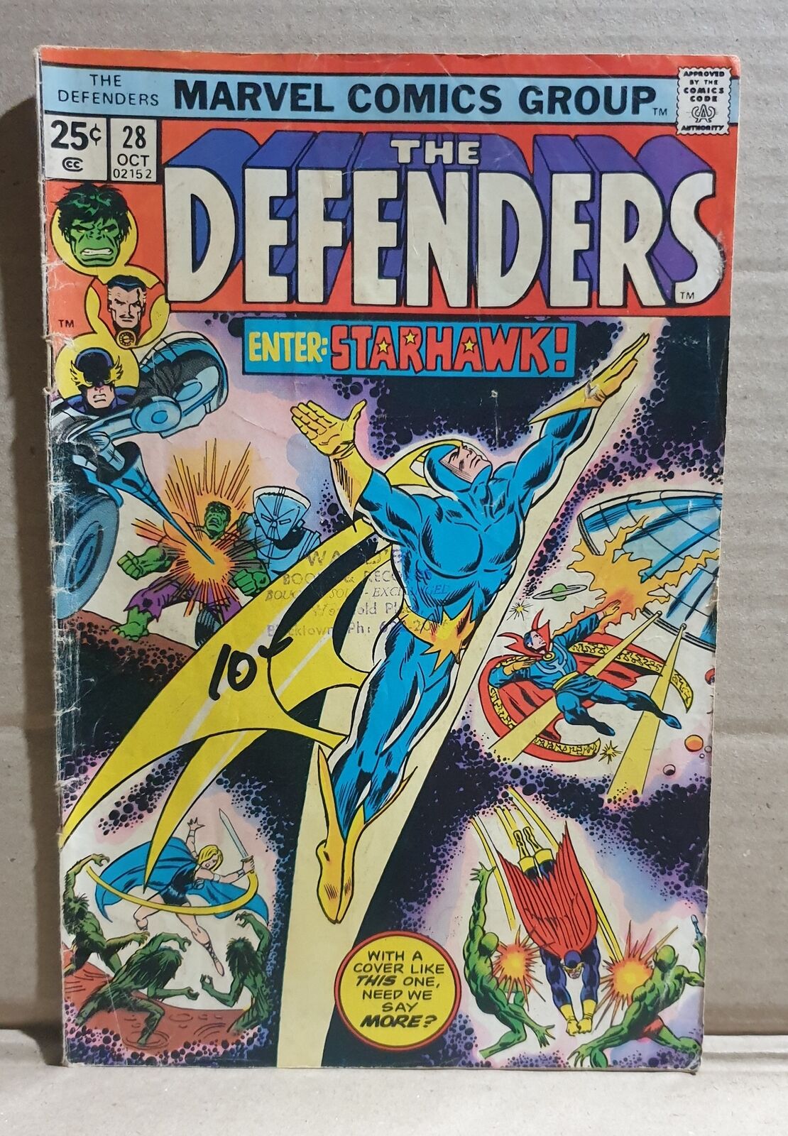 COMIC BOOK - MARVEL DEFENDERS #28