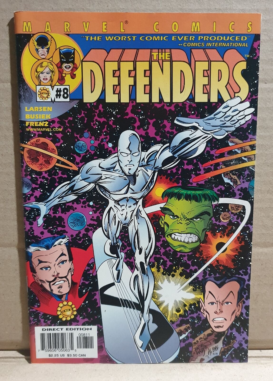 COMIC BOOK - MARVEL DEFENDERS #8