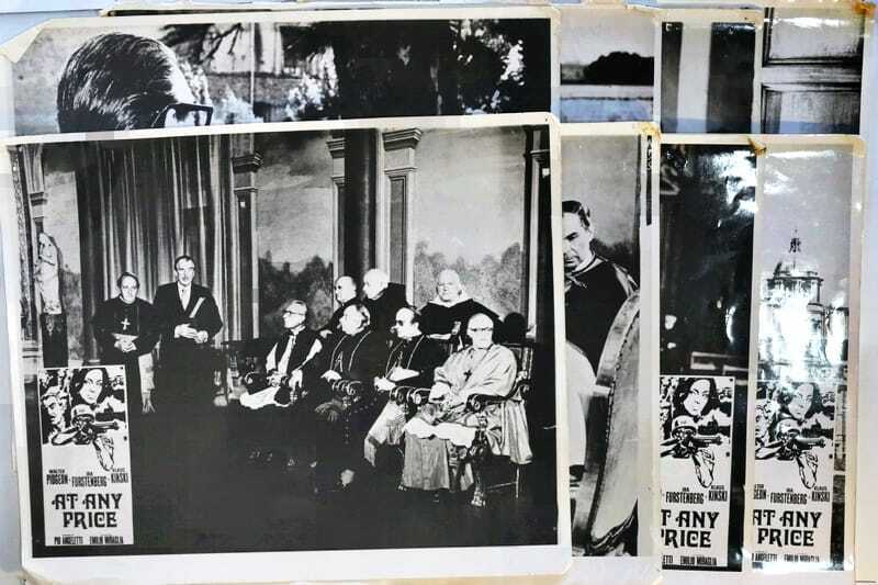 ORIGINAL LOBBY CARDS - AT ANY PRICE aka (The Vatican Affair) - 1968 - set of 8