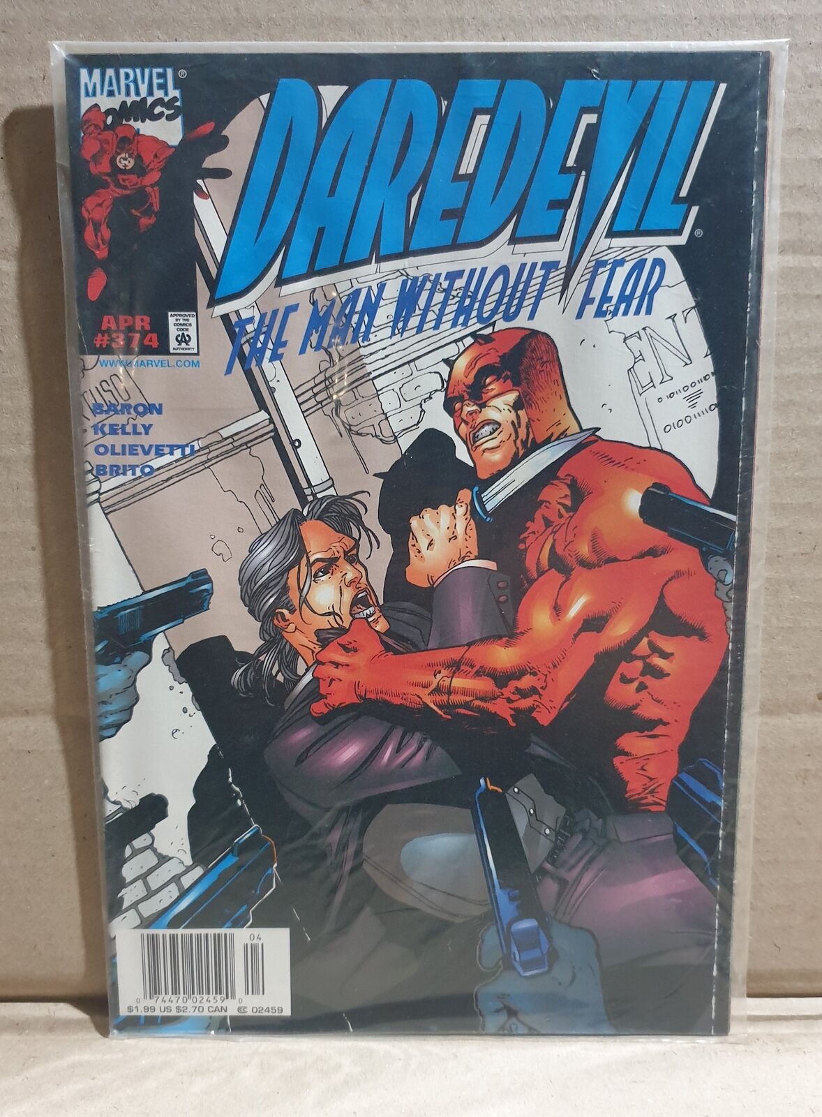 COMIC BOOK - MARVEL DAREDEVIL #374