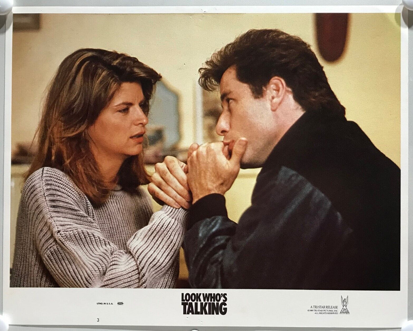 ORIGINAL LOBBY CARDS - LOOK WHO'S TALKING - 1989 - set of 8