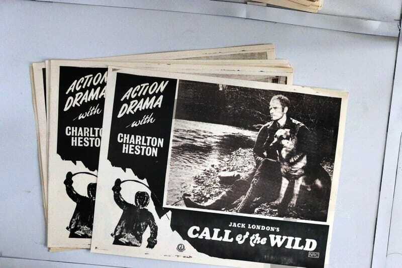 ORIGINAL LOBBY CARDS - CALL OF THE WILD - 1972 - set of 8