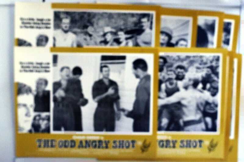 ORIGINAL LOBBY CARDS - ODD ANGRY SHOT - 1979 - Australian - set of 8