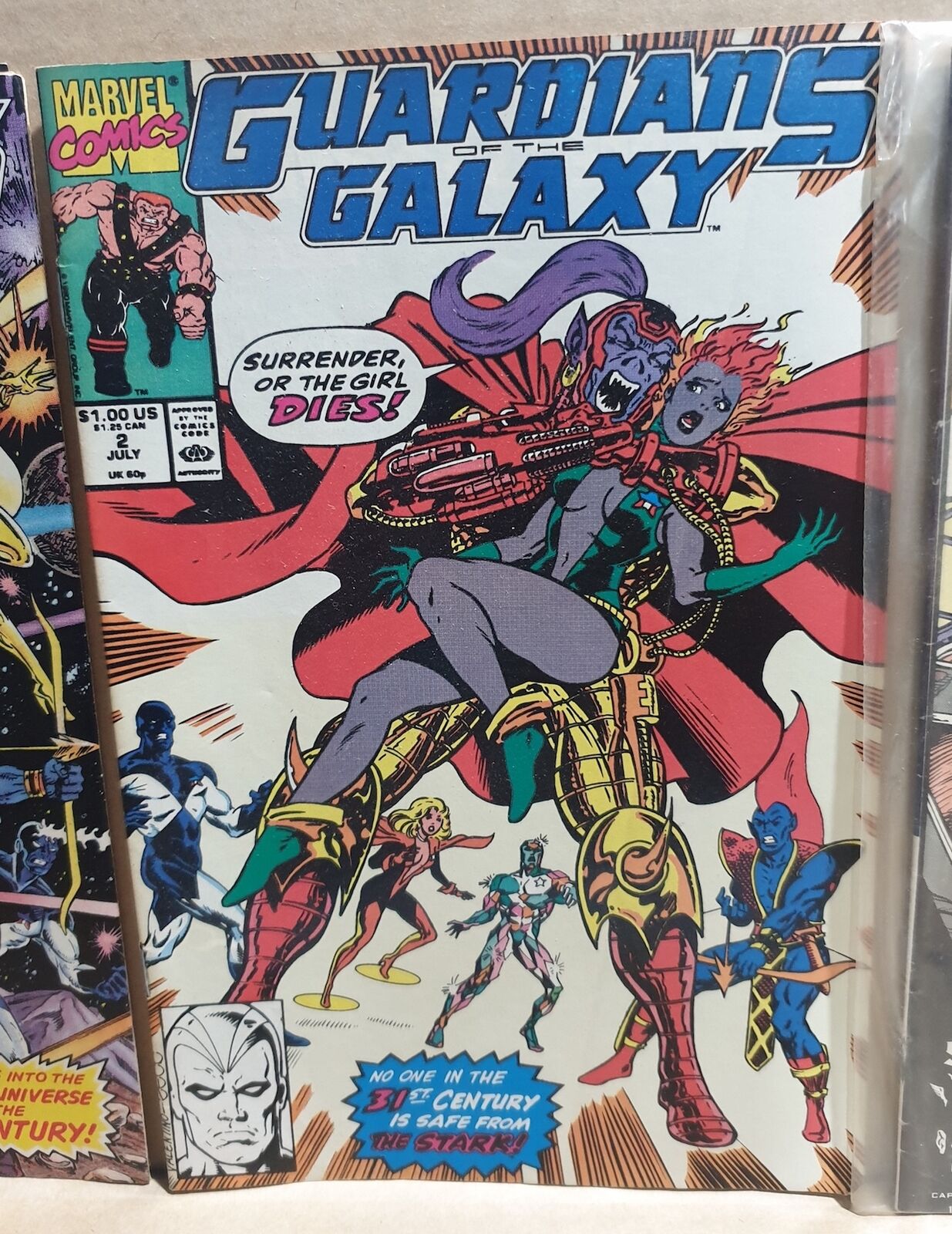 COMIC BOOK - GUARDIANS OF THE GALAXY 1 2 8 & 25 MARVEL