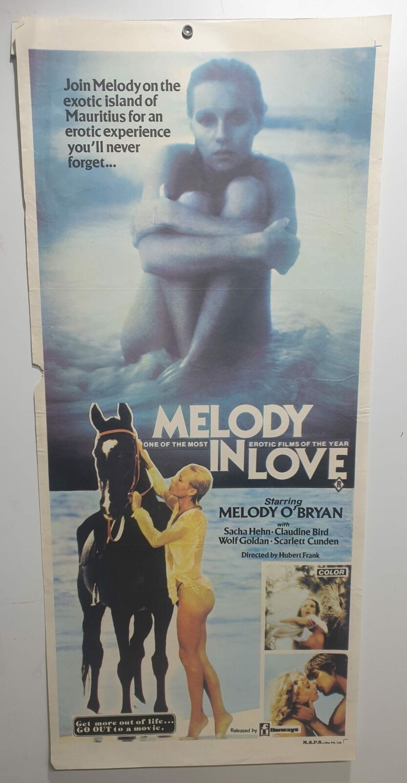 ORIGINAL DAYBILL MOVIE POSTER - MELODY IN LOVE (a) - 1978