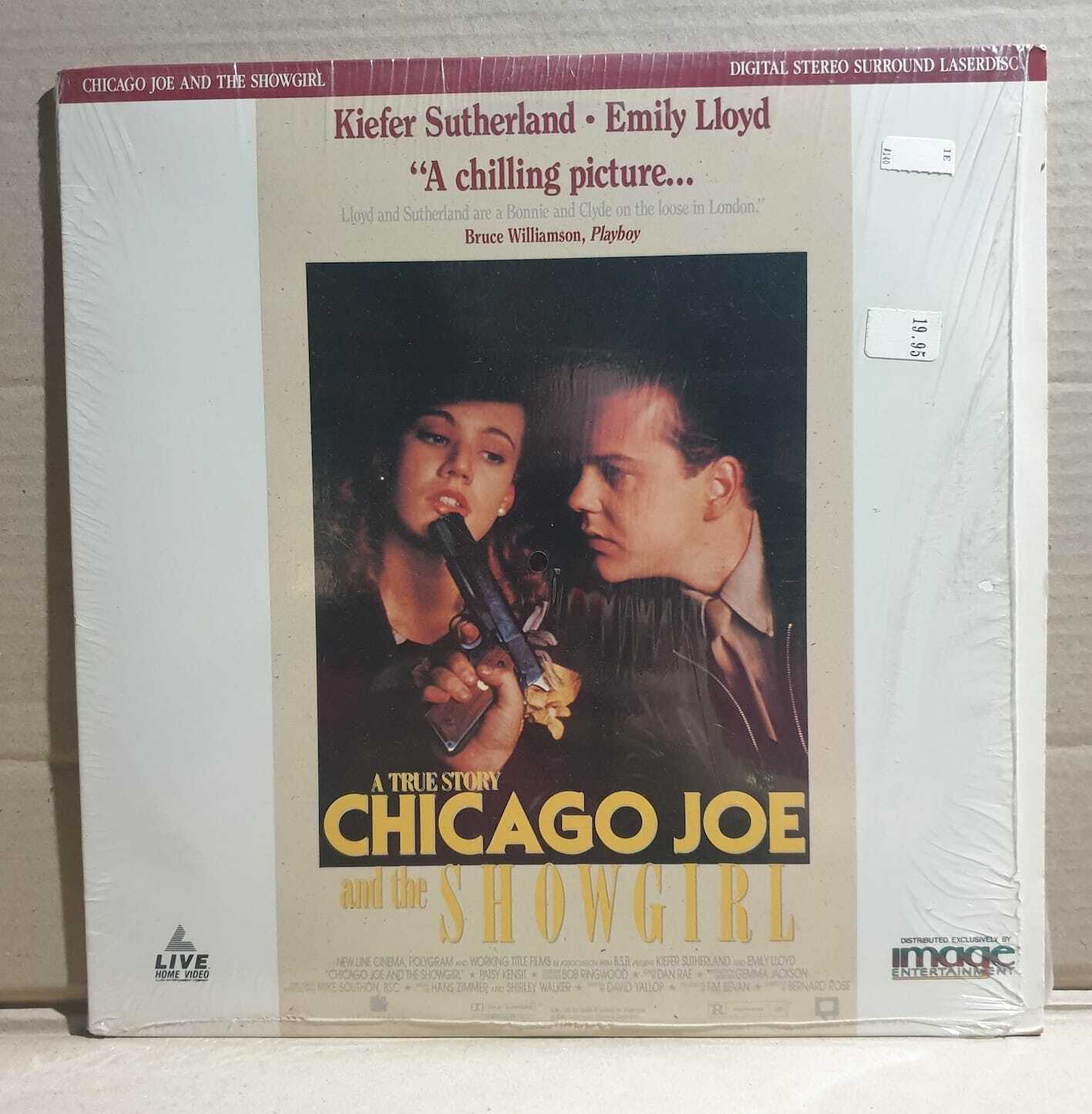 LASERDISC MOVIE - CHICAGO JOE AND THE SHOWGIRL - Kiefer Sutherland, Emily LLoyd