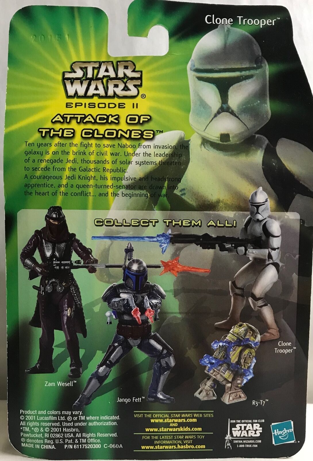 STAR WARS - HASBRO - AOTC - CLONE TROOPER