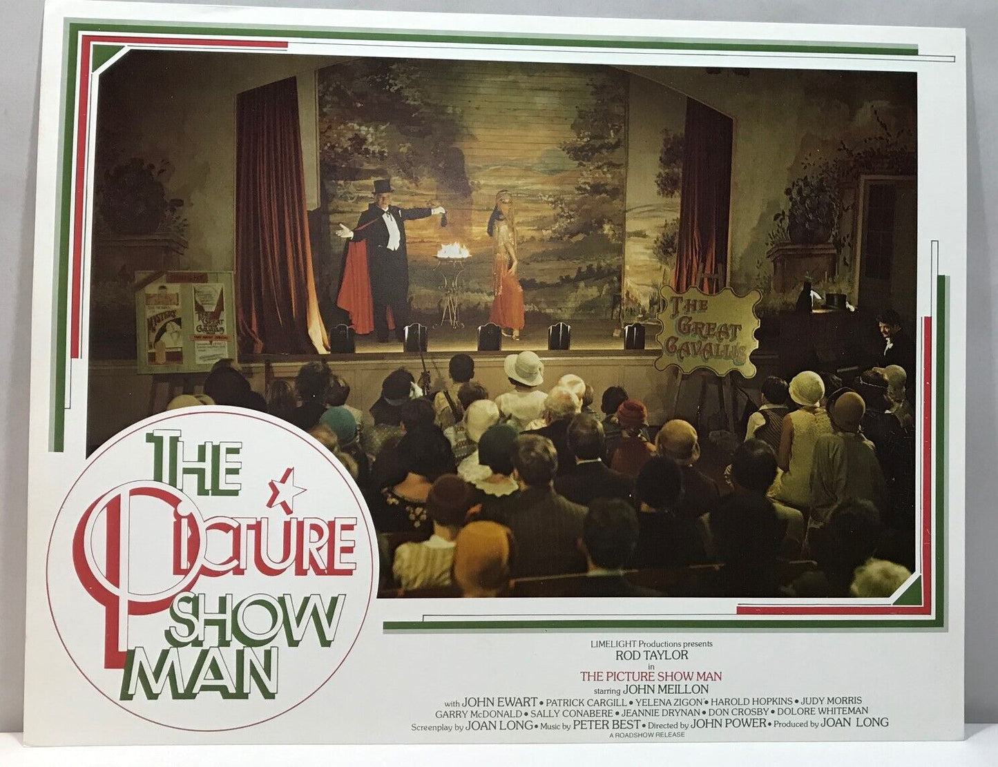 ORIGINAL LOBBY CARD - PICTURE SHOW MAN (b) - 1977 - title card - Australia