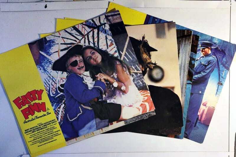ORIGINAL LOBBY CARDS - FATTY FINN - 1980 - Australian - set of 8