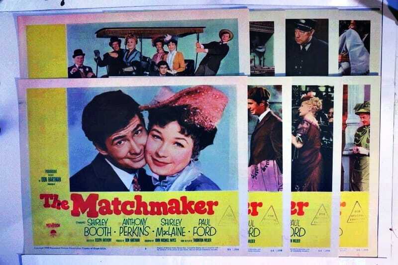 ORIGINAL LOBBY CARDS - THE MATCHMAKER - 1958 - set of 8