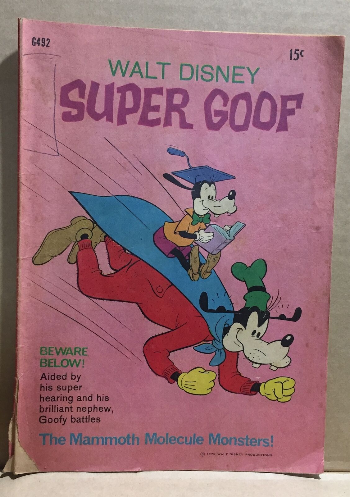 WALT DISNEY COMIC BOOK - SUPER GOOF G492 australian