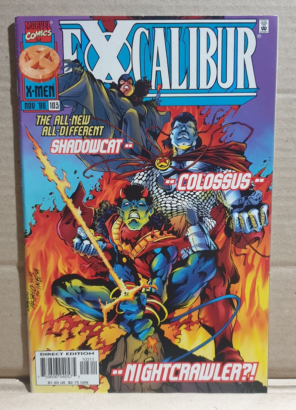 COMIC BOOK - MARVEL EXCALIBUR #103
