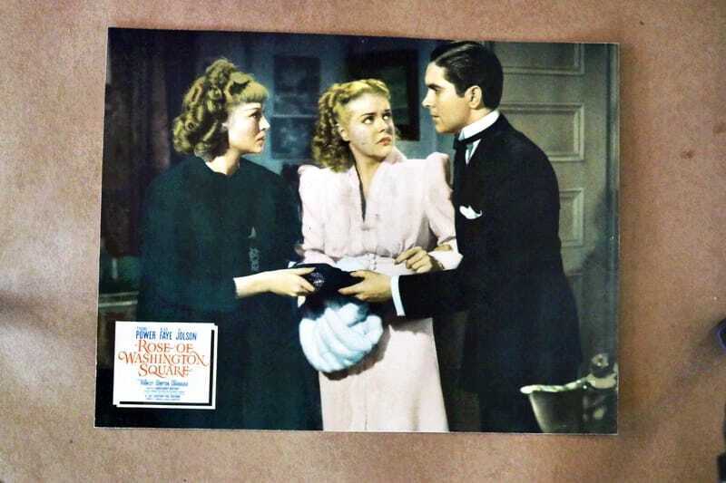 ORIGINAL LOBBY CARD - ROSE OF WASHINGTON SQUARE (c) - 1939 - title card