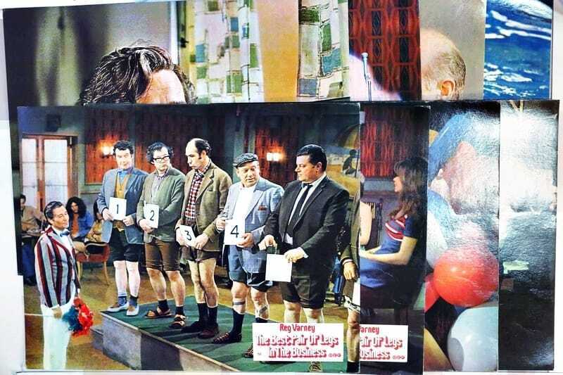ORIGINAL LOBBY CARDS - THE BEST PAIR OF LEGS IN THE BUSINESS - 1973 - set of 8