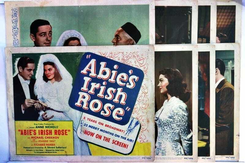 ORIGINAL LOBBY CARDS - ABIE'S IRISH ROSE - 1946 - set of 8