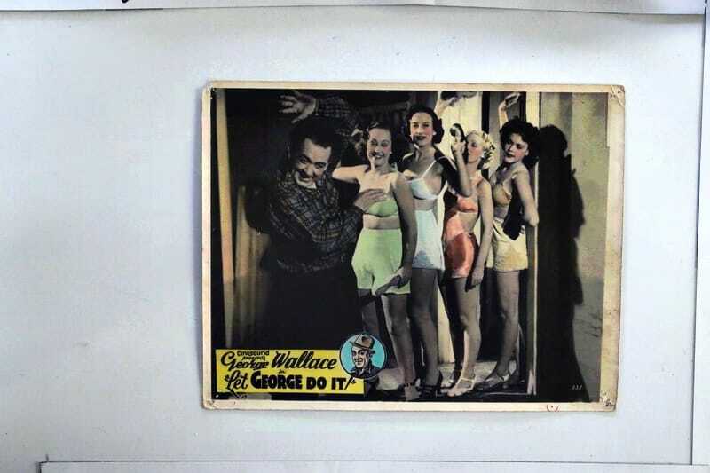 ORIGINAL LOBBY CARD - LET GEORGE DO IT (a) - 1938 - title card - Australia