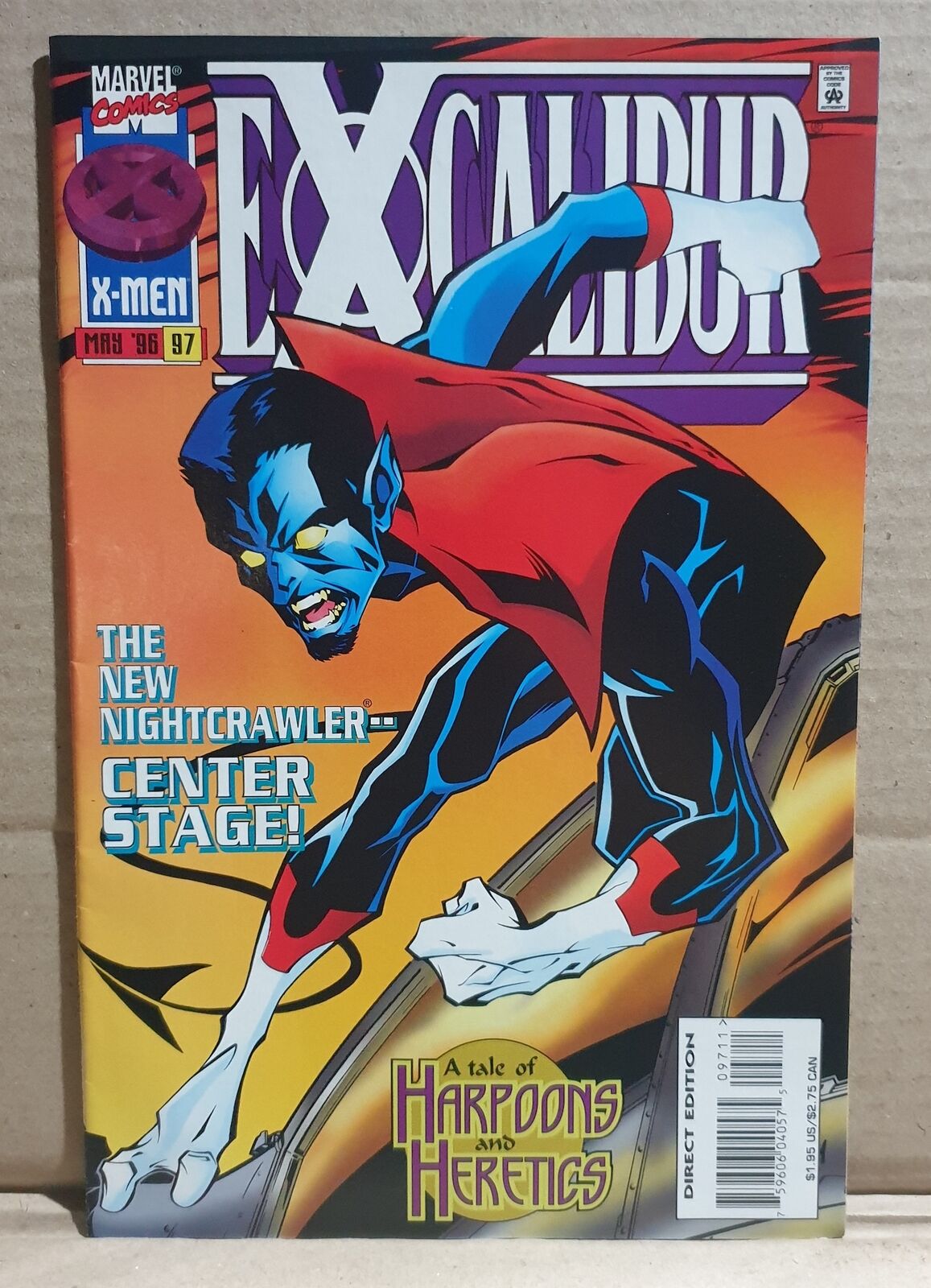COMIC BOOK - MARVEL EXCALIBUR #97