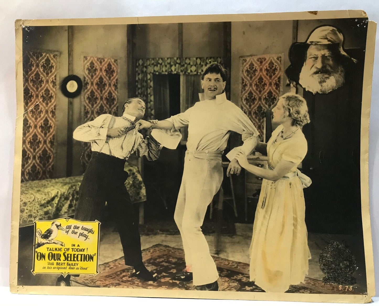 ORIGINAL LOBBY CARD - ON OUR SELECTION - DAD AND DAVE (d) - 1932 - Title card- Australia