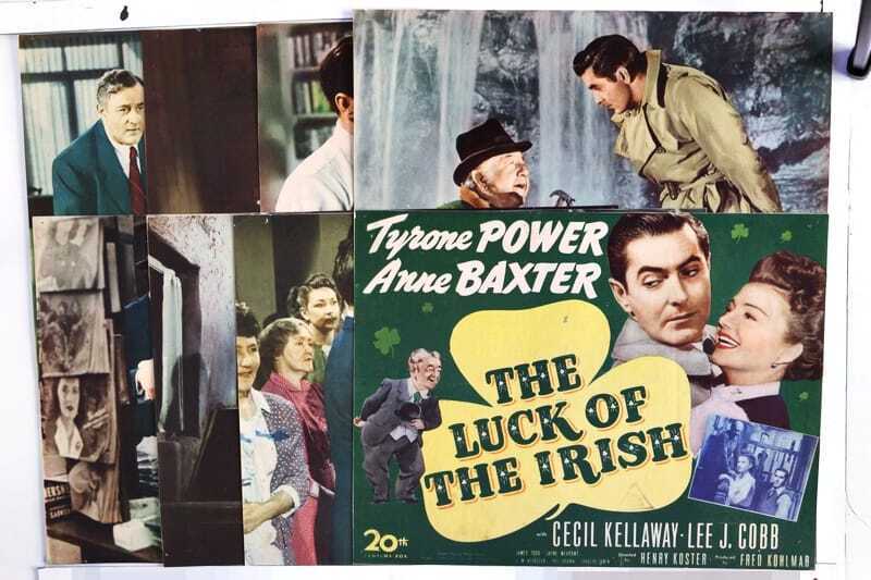 ORIGINAL LOBBY CARDS - THE LUCK OF THE IRISH - 1948 - set of 8