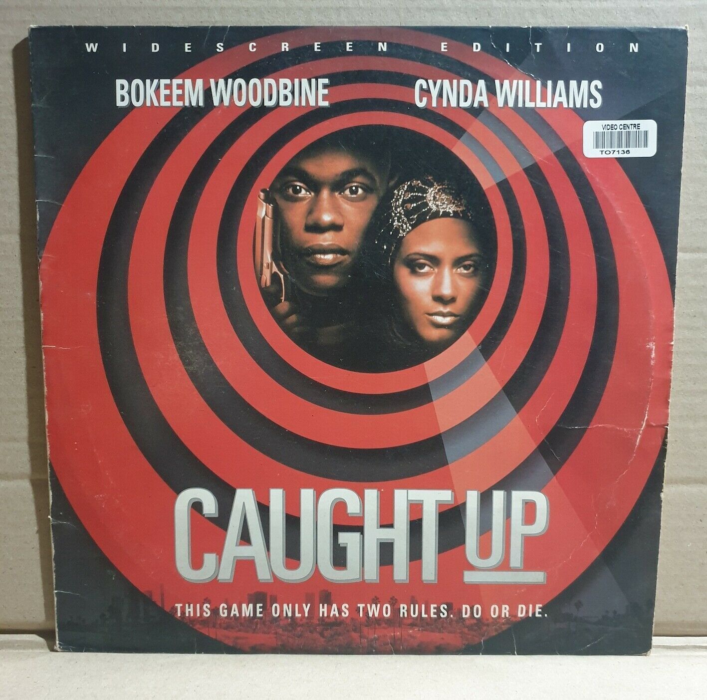 LASERDISC MOVIE - CAUGHT UP - Bokeem Woodbine, Cynda Williams