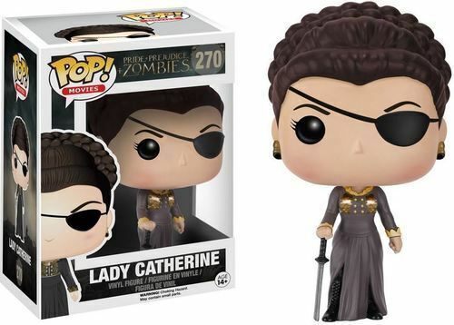 FUNKO POP VINYL FIGURE - LADY CATHERINE #270 - PRIDE + PREJUDICE ZOMBIES -Bobble Head