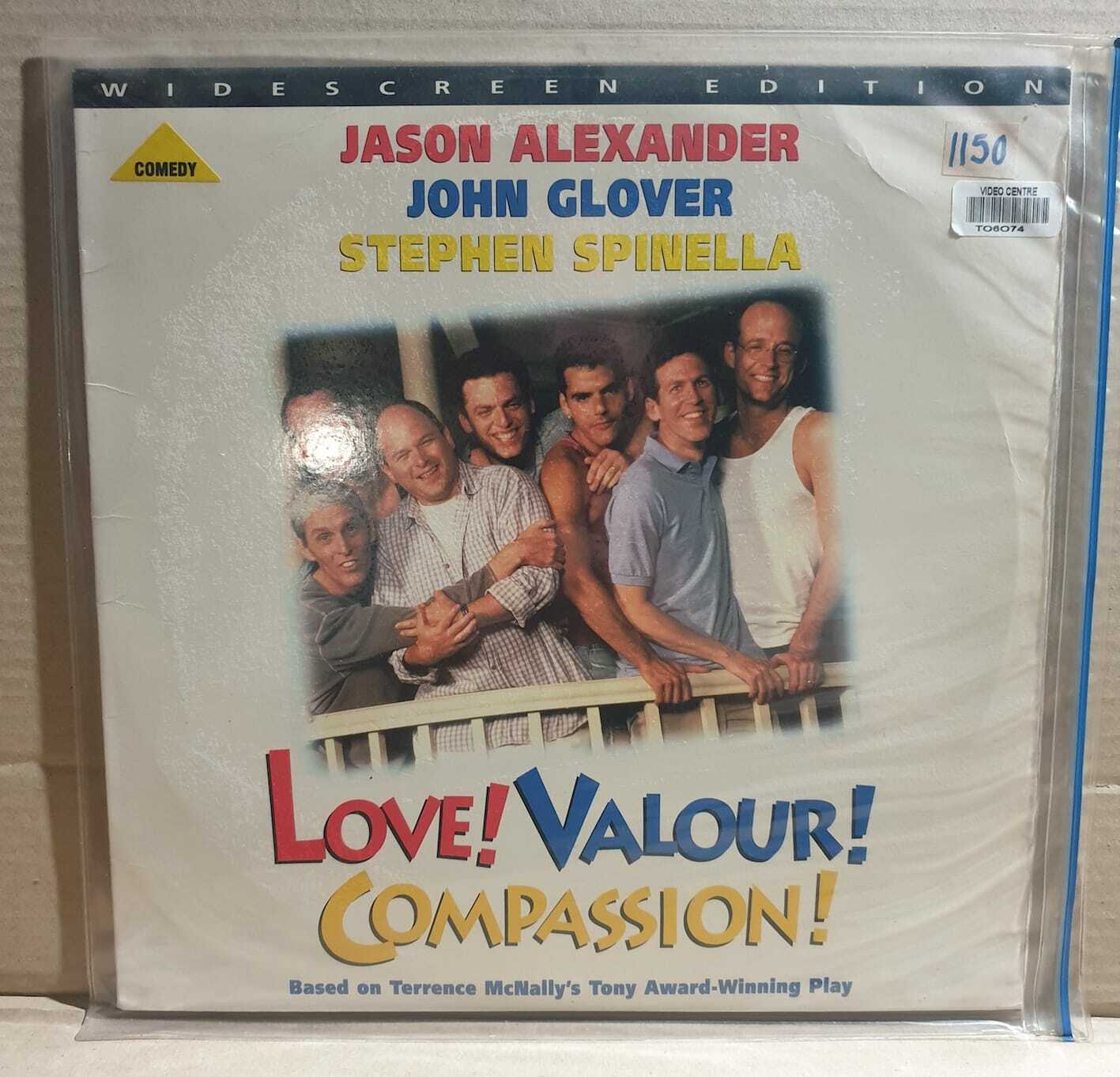 LASERDISC MOVIE - LOVE! VALOUR! COMPASSION! - Jason Alexander, John Glover, ...
