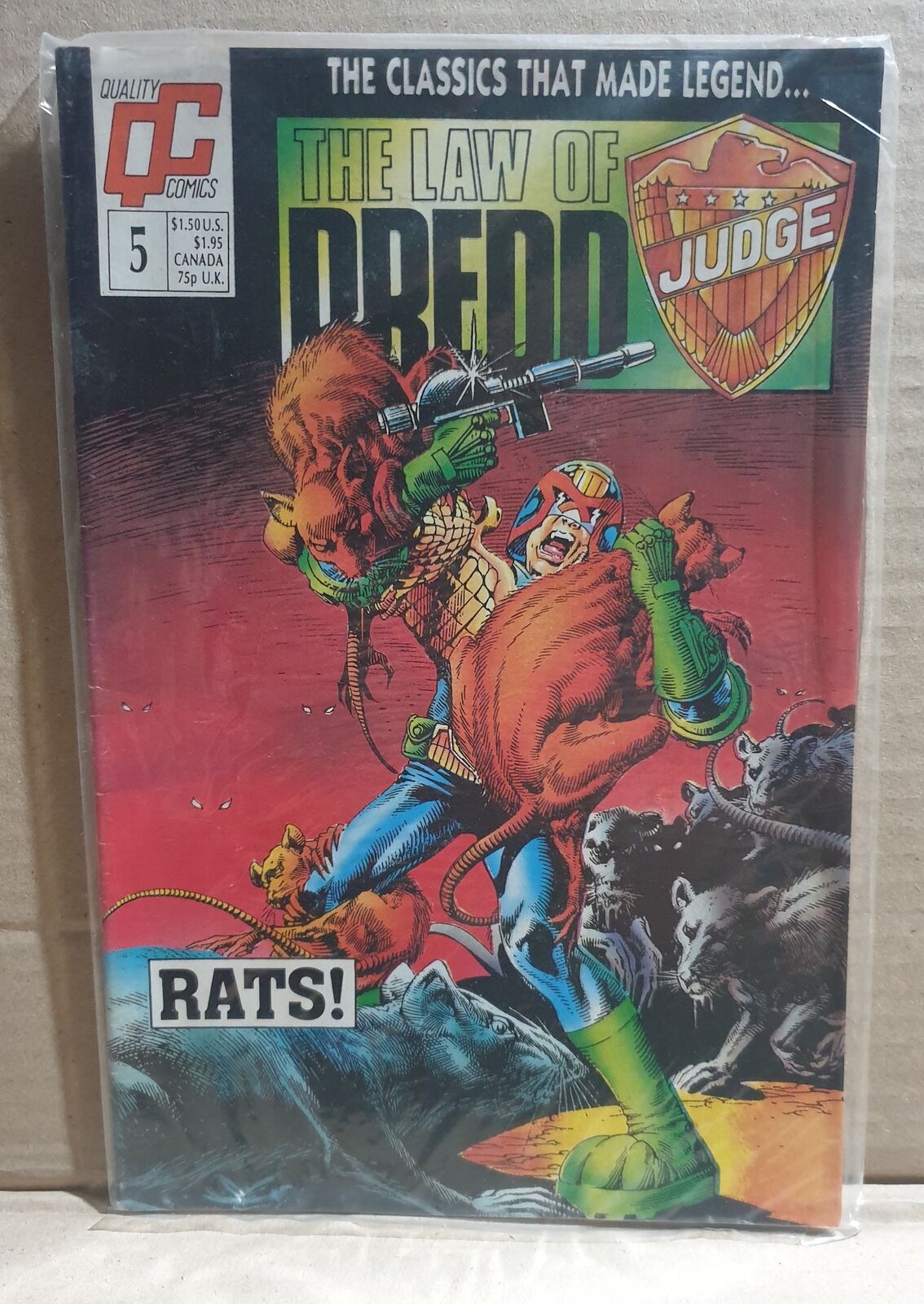 COMIC BOOK ~~ QUALITY JUDGE DREDD #5