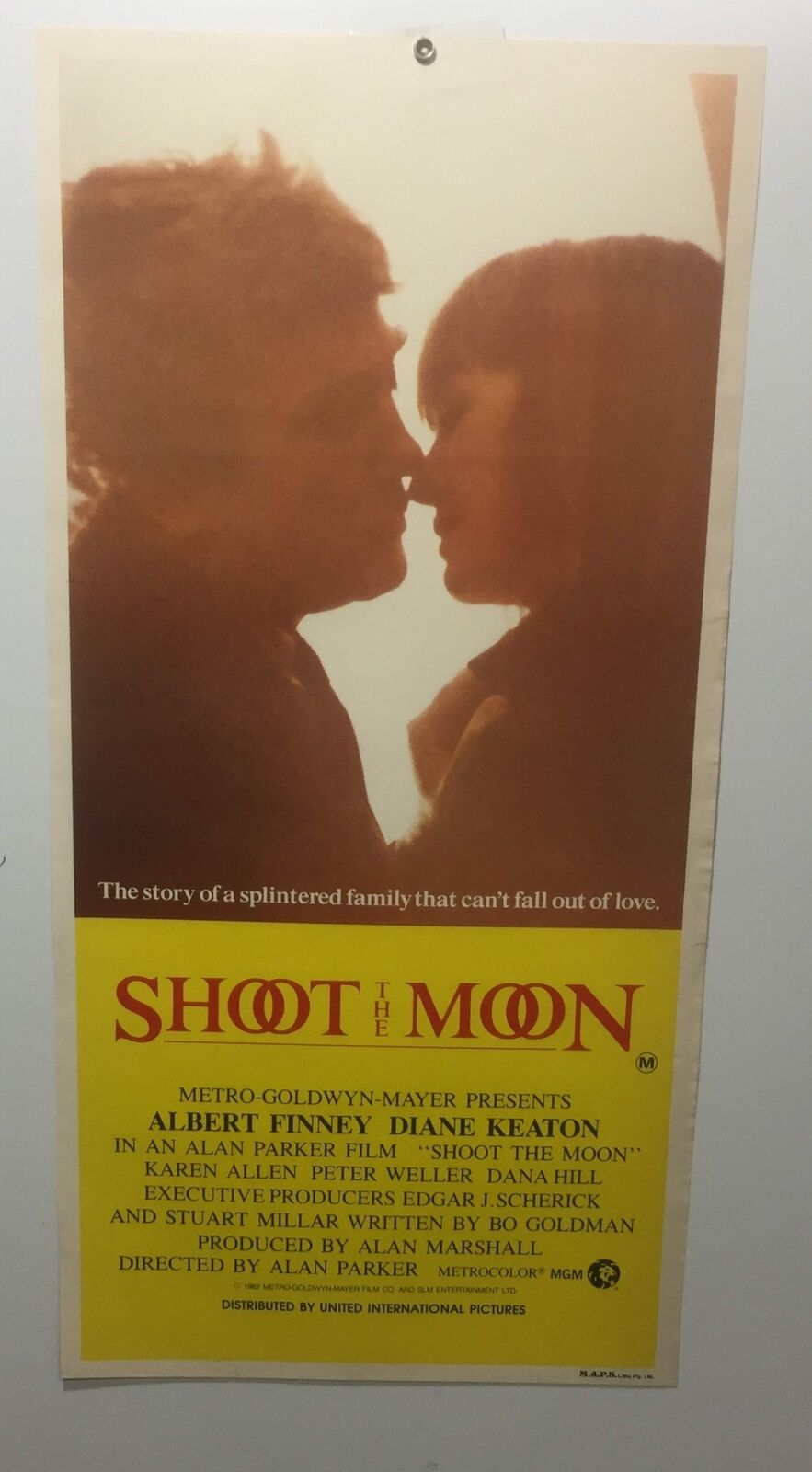 ORIGINAL DAYBILL MOVIE POSTER - SHOOT THE MOON