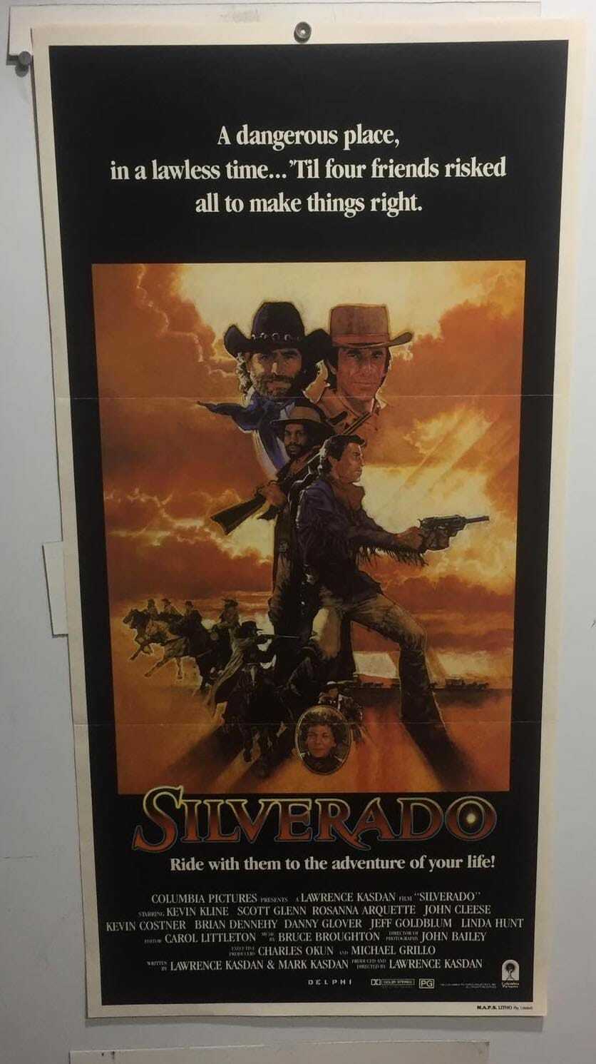 ORIGINAL DAYBILL MOVIE POSTER – SILVERADO