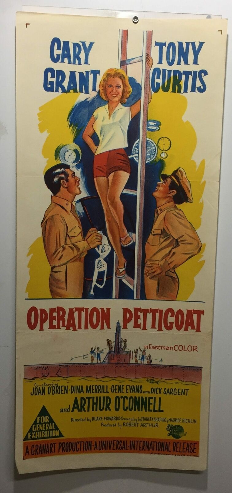 ORIGINAL DAYBILL MOVIE POSTER - OPERATION PETTICOAT