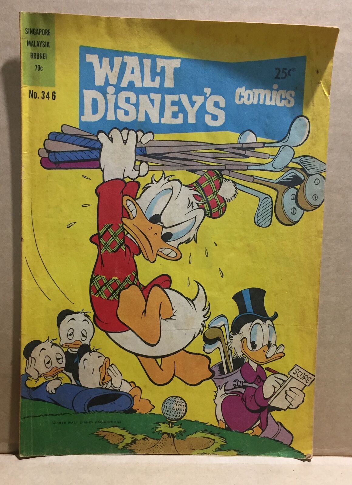 WALT DISNEY COMIC BOOK - DISNEY'S NO.346 australian
