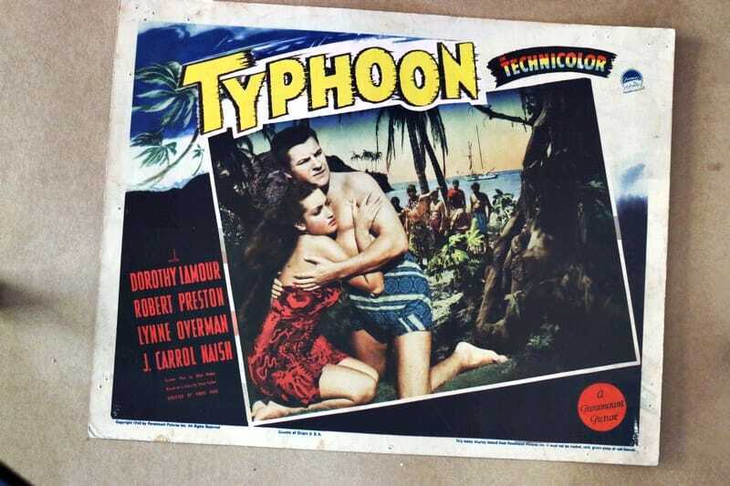 ORIGINAL LOBBY CARD - TYPHOON (a) - 1940