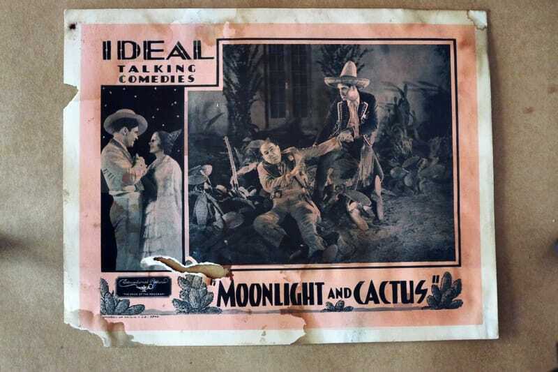 ORIGINAL LOBBY CARD - MOONLIGHT AND CACTUS - 1932 - key card