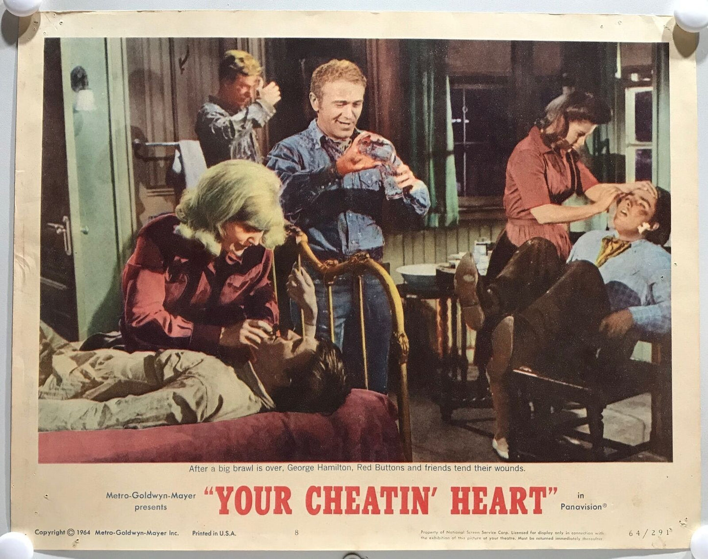 ORIGINAL LOBBY CARDS - YOUR CHEATIN' HEART - 1964 - set of 8
