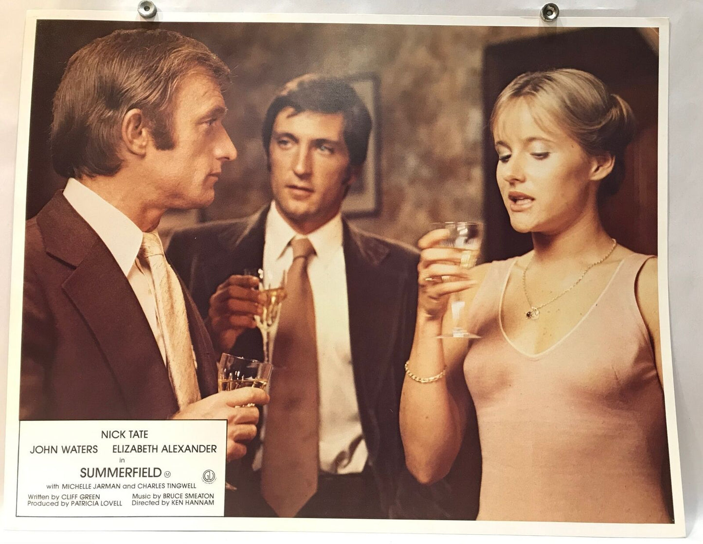 ORIGINAL LOBBY CARD - SUMMERFIELD (c) - 1977 - Australian