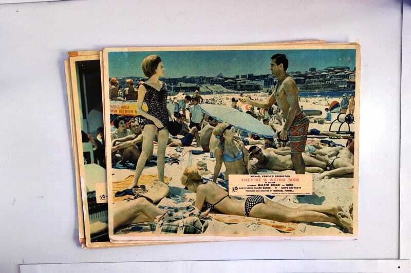 ORIGINAL LOBBY CARD - THEY'RE A WEIRD MOB (a) - 1966 - set of 8 - Australian