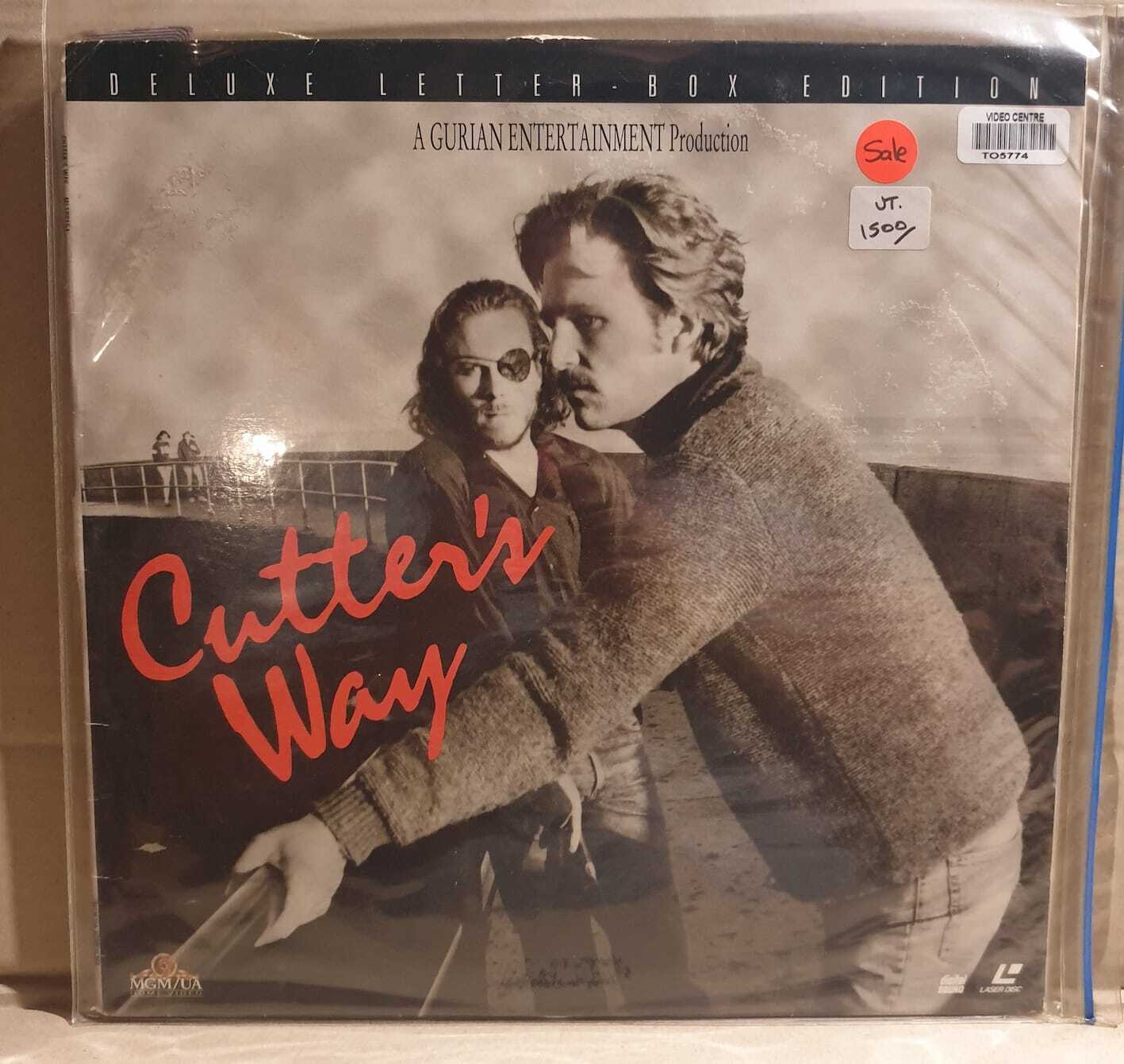 LASERDISC MOVIE - CUTTER'S WAY