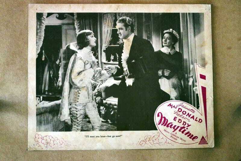 ORIGINAL LOBBY CARD - MAYTIME - 1937 - "I'll meet you later" - key card