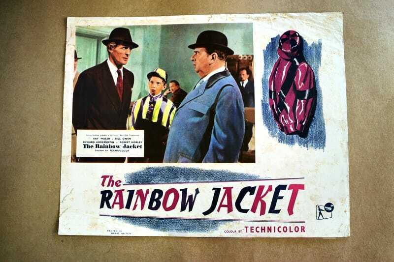 ORIGINAL LOBBY CARD - THE RAINBOW JACKET - UK - 1954 - title card